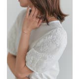 袖チュールレースブラウス ブラウス チュール素材 | Pierrot | 詳細画像15