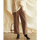 キャメルオレンジ | ウールタッチボックスパンツ パンツ ウエストパンツ タックパンツ ボックス | Pierrot