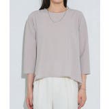 バックフレアデザインTブラウス 春 ブラウス | Pierrot | 詳細画像12 