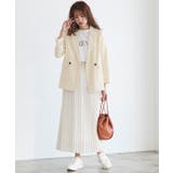 麻混ダブルボタンジャケット ジャケット テーラードジャケット スーツ 麻混 | Pierrot | 詳細画像3 