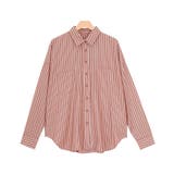オレンジ | ストライプシャツ シャツ ストライプ | Pierrot