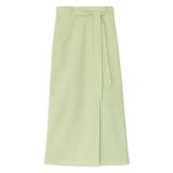ライム | リネン混ロングスカート スカート ロング | Pierrot