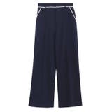 ネイビー | 配色パイピングパンツ パンツ スラックス | Pierrot