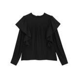 ブラック | マルチwayフリルレースブラウス ブラウス 4way | Pierrot