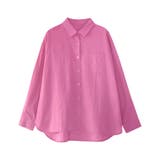 ピンク | コットンオーバーサイズシャツ シャツ コットン100 | Pierrot