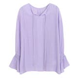 ラベンダー | 2wayシアースラブキャンディブラウス ブラウス フェミニン | Pierrot