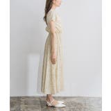 ウエストギャザー柄ワンピース ワンピース ギャザーワンピ | Pierrot | 詳細画像6 