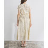 ウエストギャザー柄ワンピース ワンピース ギャザーワンピ | Pierrot | 詳細画像7 