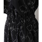 ウエストギャザー柄ワンピース ワンピース ギャザーワンピ | Pierrot | 詳細画像10 