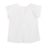 オフホワイト | キーネックパフスリーブブラウス ブラウス フレンチスリーブ | Pierrot