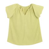 イエロー | キーネックパフスリーブブラウス ブラウス フレンチスリーブ | Pierrot