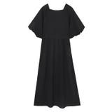 ブラック | リップルボリュームパフスリーブワンピース ワンピース パフスリーブ | Pierrot