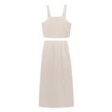 ライトベージュ | ヘリンボーンビスチェセットアップ セットアップ ビスチェ | Pierrot