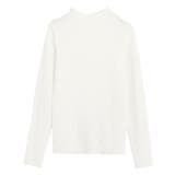 オフホワイト | フラワーレースボトルネックカットソー カットソー レース | Pierrot