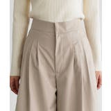 ハイウエストタックワイドパンツ ワイドパンツ ハイウエスト | Pierrot | 詳細画像4