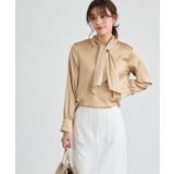 タイデザインブラウス ブラウス タイデザイン | Pierrot | 詳細画像23