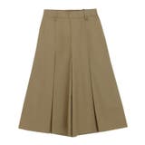 ベージュ | タックフレアミドル丈パンツ パンツ フレア | Pierrot