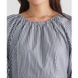 ストライプボリュームスリーブワンピース ワンピース ストライプ | Pierrot | 詳細画像4 