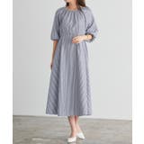 ストライプボリュームスリーブワンピース ワンピース ストライプ | Pierrot | 詳細画像6 