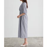 ストライプボリュームスリーブワンピース ワンピース ストライプ | Pierrot | 詳細画像7 