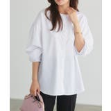 オフホワイト | 2wayパールボタンブラウス ブラウス パールボタン | Pierrot