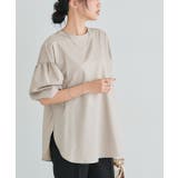 グレージュ | 2wayパールボタンブラウス ブラウス パールボタン | Pierrot