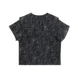 花柄/ブラック | 2wayラッフルフリルデザインブラウス ブラウス 2way | Pierrot