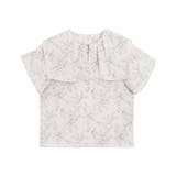 花柄/ライトベージュ | 2wayラッフルフリルデザインブラウス ブラウス 2way | Pierrot