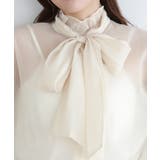 リボンフリルブラウス リボン ブラウス | Pierrot | 詳細画像5 