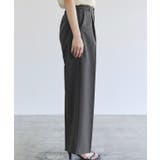 ベルテッドリネンライクセミワイドパンツ パンツ リネンライク | Pierrot | 詳細画像8 