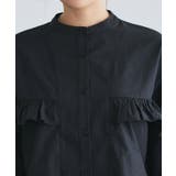 フリルチュニックブラウス ブラウス チュニック丈 | Pierrot | 詳細画像4 