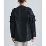 フリルチュニックブラウス ブラウス チュニック丈 | Pierrot | 詳細画像9 