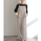 ベージュ | ペプラムオールインワン オールインワン ペプラムシルエット | Pierrot