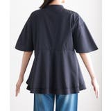 ティアードチュニックブラウス ブラウス 綿混素材 | Pierrot | 詳細画像9 