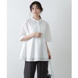 ティアードチュニックブラウス ブラウス 綿混素材 | Pierrot | 詳細画像28 