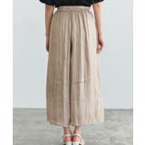 シャイニーサテンワイドパンツ ワイドパンツ シャイニーサテン | Pierrot | 詳細画像10