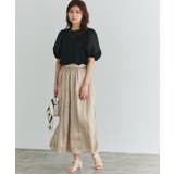 シャイニーサテンワイドパンツ ワイドパンツ シャイニーサテン | Pierrot | 詳細画像25