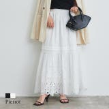 エンブロイダリーレースギャザースカート スカート 刺繍レース | Pierrot | 詳細画像1