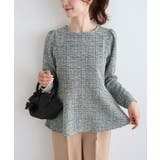 ツイードペプラムカットソー カットソー ツイード | Pierrot | 詳細画像18 