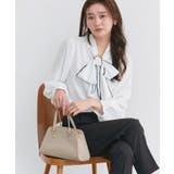 柄が選べる2wayリボンギャザーブラウス ブラウス 2way | Pierrot | 詳細画像30 