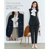 柄が選べる2wayリボンギャザーブラウス ブラウス 2way | Pierrot | 詳細画像7 