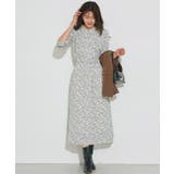 花柄/アイボリー | 選べる柄ピンタックワンピース ワンピース 選べる柄 | Pierrot