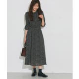 ダルメシアン柄/ブラック | 選べる柄ピンタックワンピース ワンピース 選べる柄 | Pierrot