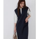 ネイビー | キーネックシンプルジャンパースカート ジャンパースカート ジャンスカ | Pierrot