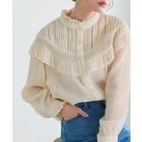 フリルシャーリングブラウス 大人 フェミニン | Pierrot | 詳細画像14