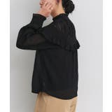 フリルシャーリングブラウス 大人 フェミニン | Pierrot | 詳細画像25