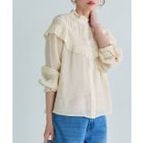 フリルシャーリングブラウス 大人 フェミニン | Pierrot | 詳細画像18