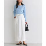 ベルテッドストレッチIラインスカート ストレッチ性 ストレスフリー | Pierrot | 詳細画像19 