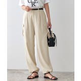 ライトベージュ | UV ウォッシャブル2wayツイルカーゴパンツ UV | Pierrot