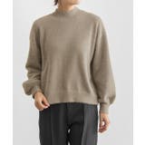 モカ | シャギーハイネックバルーン袖ニット ニット シャギー ハイネック バルーン袖 | Pierrot